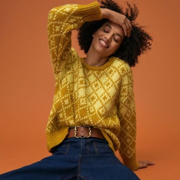 Anthro Set Maeve Sigfried Sweater and Scarf - Picture 3 of 12